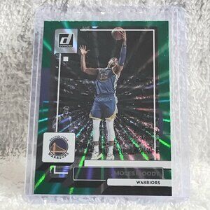 5/$20 Mint 2022/23 Donruss Moses Moody Green Laser Rookie NBA Card 180!!